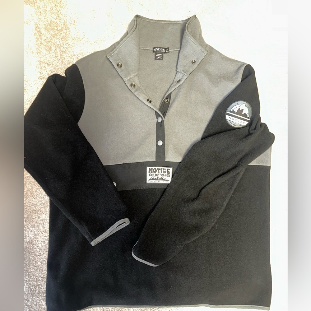 Notice the Reckless Button Up Fleece
